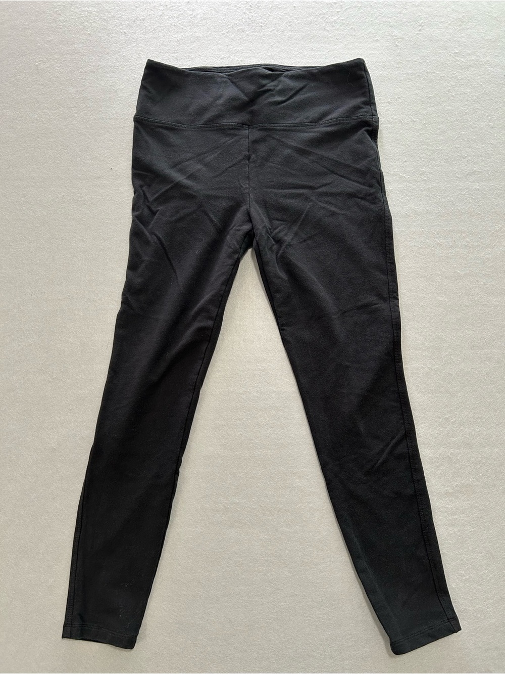 Max & Mia High-Rise Stretch Waist Black Womens Leggings Yoga Pants Size L